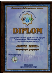 Диплом выставки Нефть и газ Туркменистана-2006