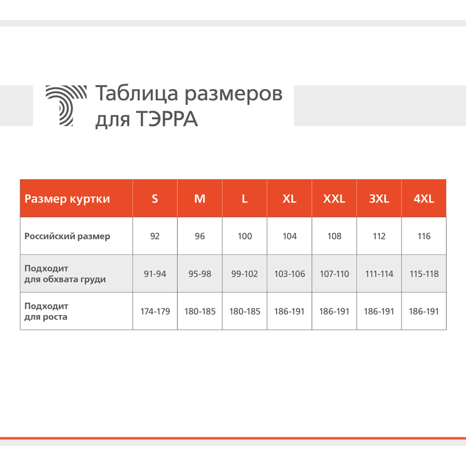 Куртка ТЭРРА