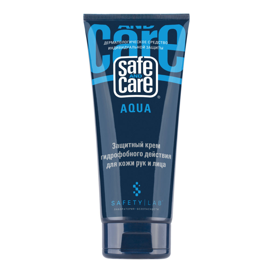 Крем защитный Safe and Care AQUA гидрофоб.действия для кожи рук и лица