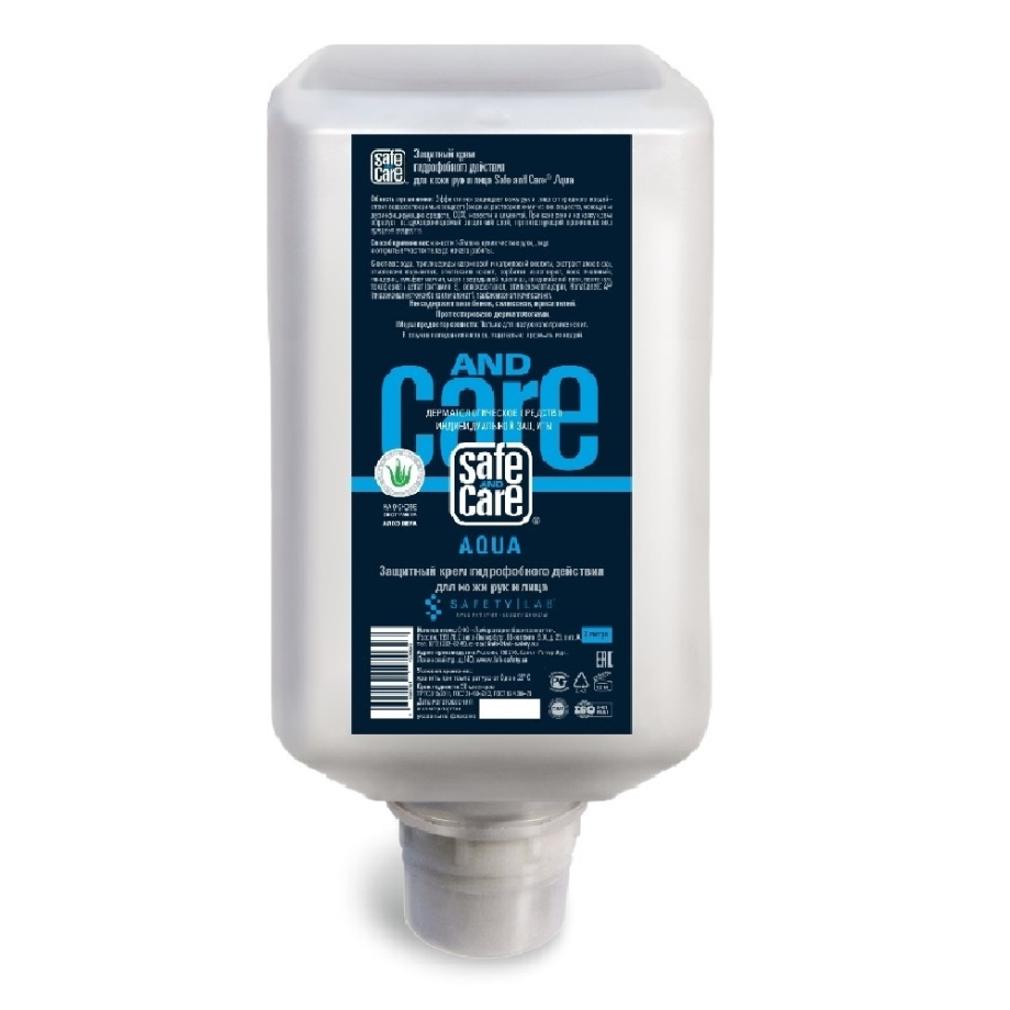 Крем защитный Safe and Care AQUA гидрофоб.действия для кожи рук и лица